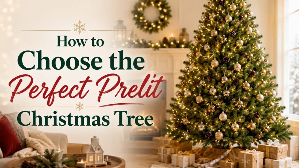 How to Choose the Perfect Prelit Christmas Tree