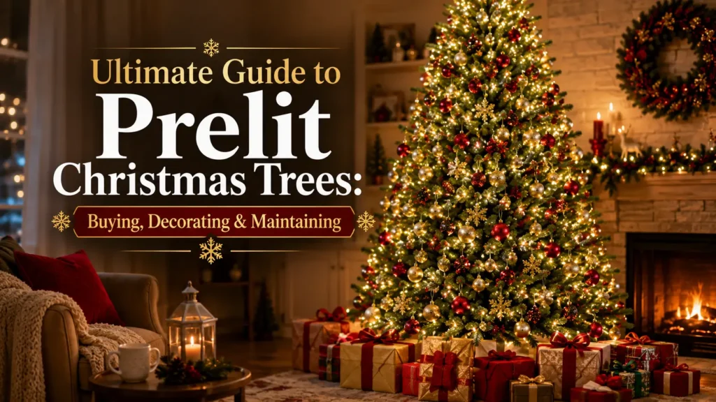 Ultimate Guide to Prelit Christmas Trees: Buying, Decorating & Maintaining
