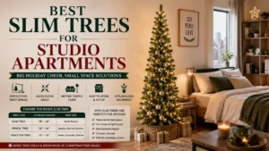 Best Slim Christmas Trees for Studio Apartments