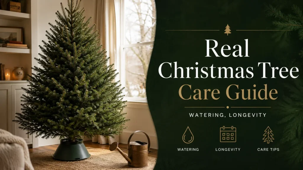 Real Christmas Tree Care Guide: Watering And Longevity