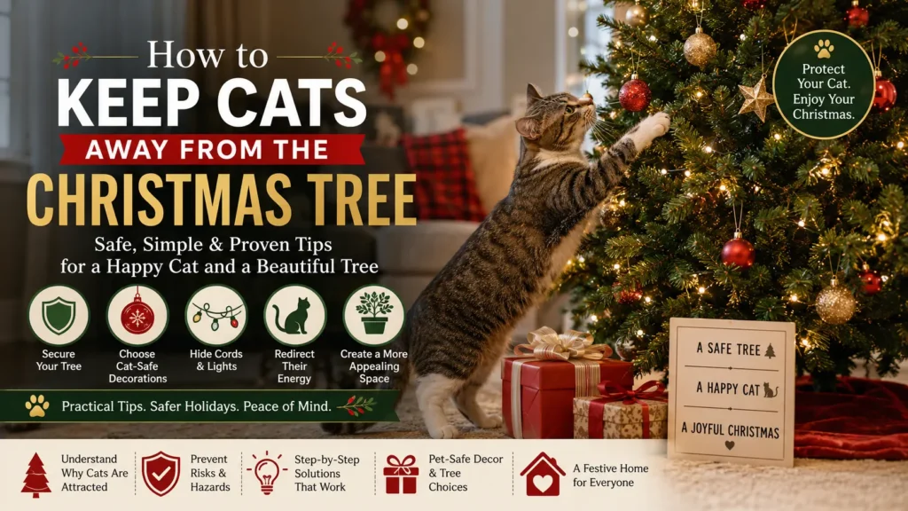 How Do You Keep a Cat Away From a Christmas Tree?