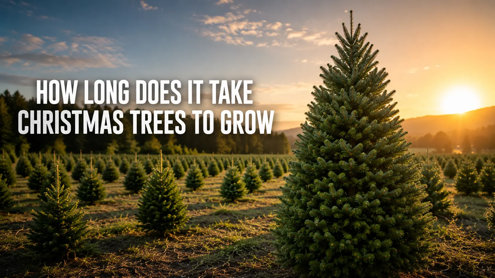 How Long Does It Take Christmas Trees to Grow?