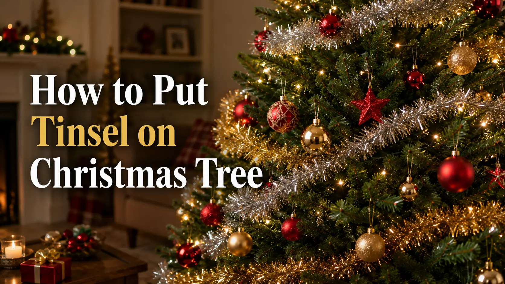 How to Put Tinsel on a Christmas Tree