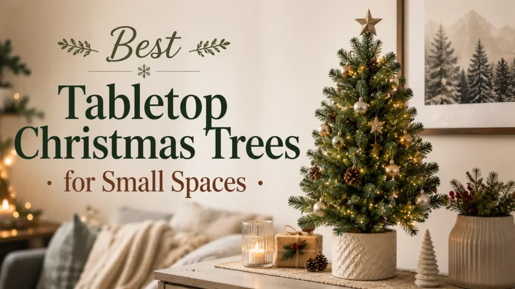Best Tabletop Christmas Trees for Small Spaces