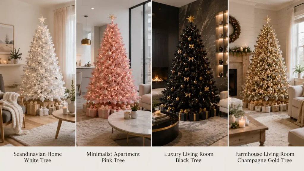 Christmas tree decor for every style