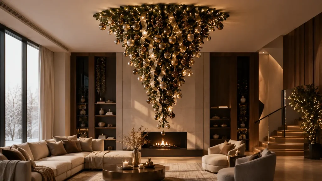 Upside-down Christmas tree
